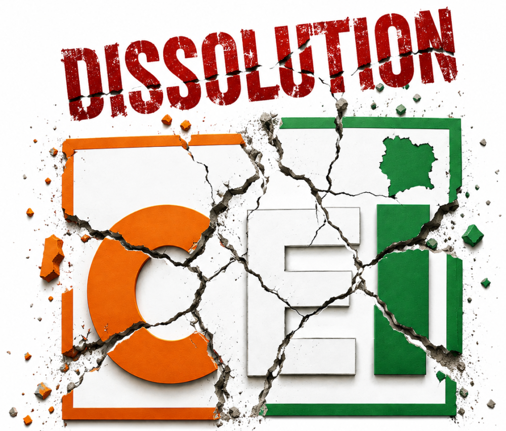 la dissolution de la CEI - raconté par les agents.