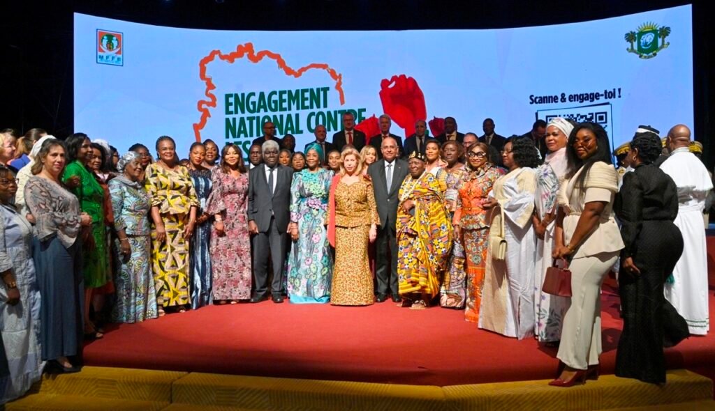 Dominique Ouattara contre la violence mobilise contre toutes sortes de violence