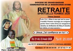 retraite spirituelle -misericorde Divine
