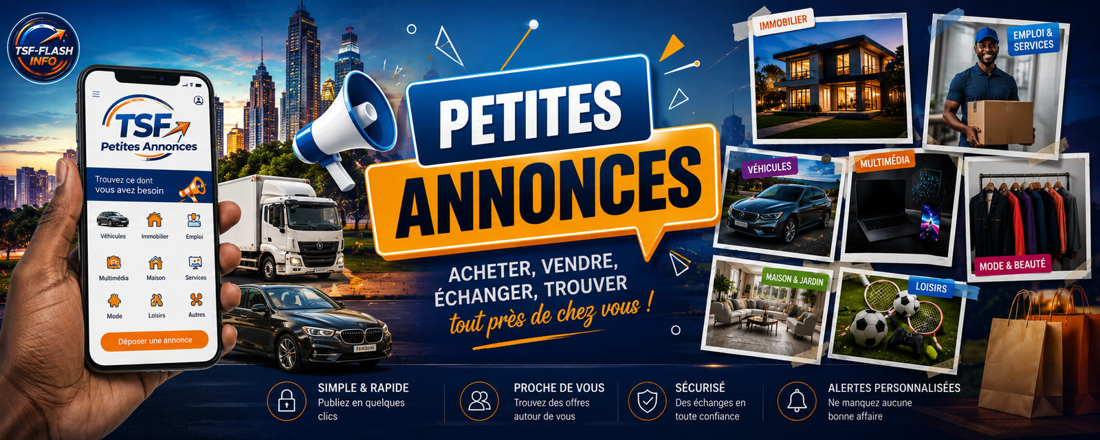 tsf media presse- Petites Annonces