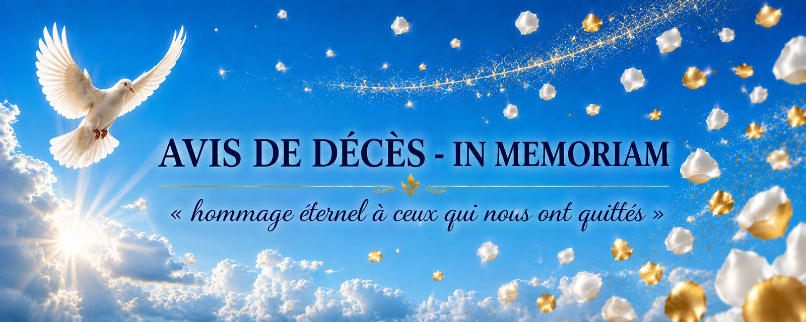 Avis de Décès- In-Memoriam-Hommages Eternel à ceux qui nous ont quittés