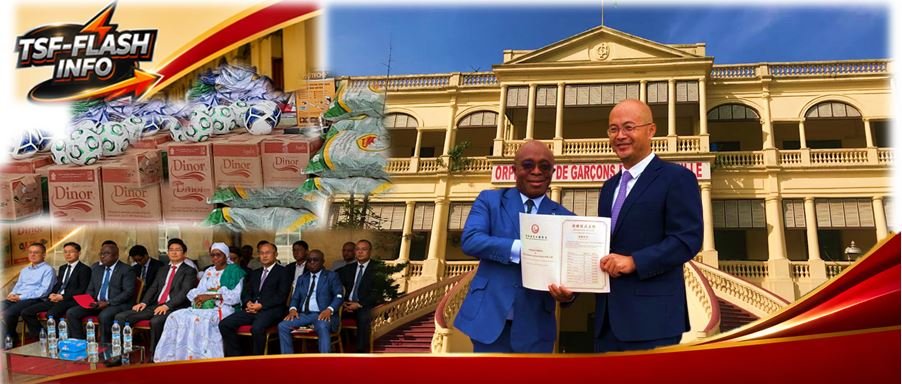 TSF media presse*L’Orphelinat de Bingerville a reçu , divers dons de la chine -le directeur de l’orphelinat de garçons de Bingerville, Legré Marcel