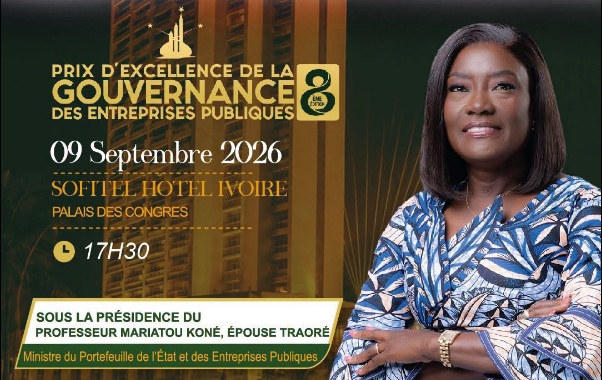 Mariatou Koné Traoré, ministre du portefeuille de l’état et des entreprises publiques.Prix d’excellence 8è édition
